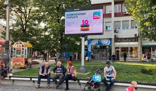 Kraljevo Led Bilbord Centar KV LED 01